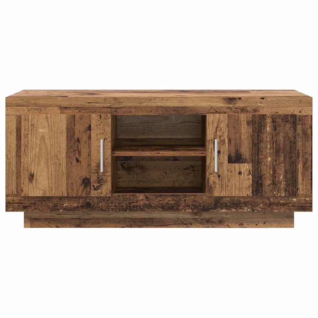 TV-kast Oud Hout 102 x 35 x 45 cm Bewerkt hout