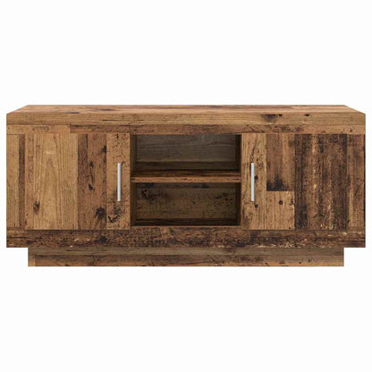 TV-kast Oud Hout 102 x 35 x 45 cm Bewerkt hout