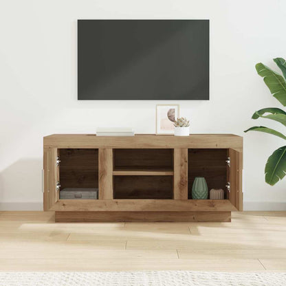 TV-kast Artisan Eiken 102 x 35 x 45 cm Bewerkt hout
