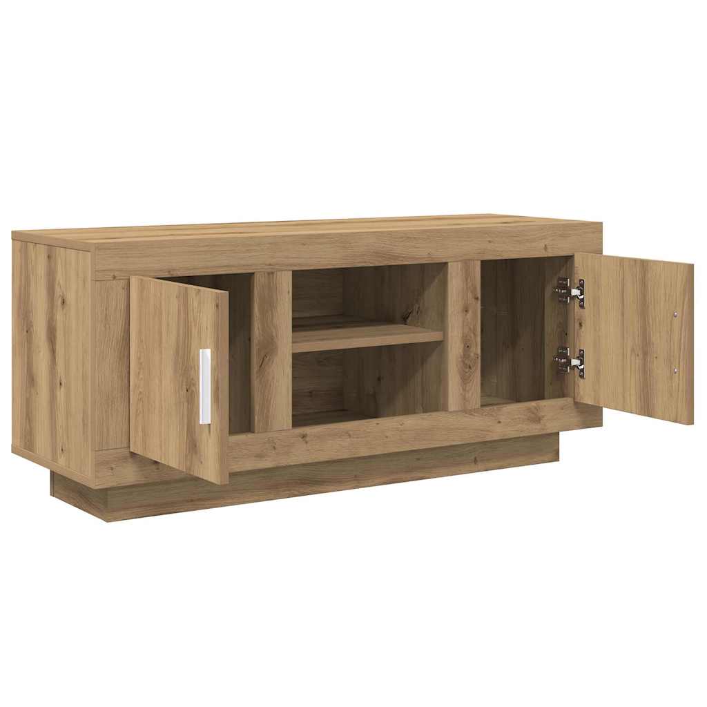 TV-kast Artisan Eiken 102 x 35 x 45 cm Bewerkt hout