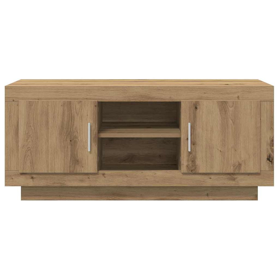 TV-kast Artisan Eiken 102 x 35 x 45 cm Bewerkt hout