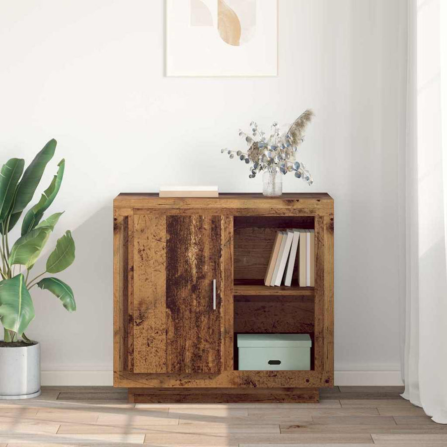 Dressoir Oudhout 80 x 40 x 75 cm Bewerkt hout