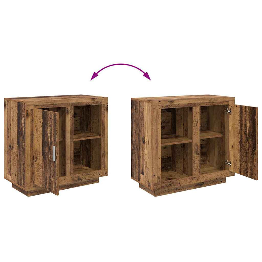 Dressoir Oudhout 80 x 40 x 75 cm Bewerkt hout