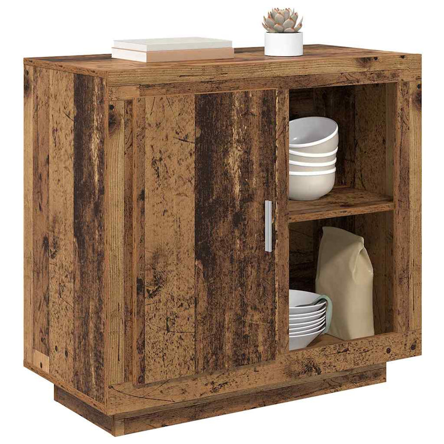 Dressoir Oudhout 80 x 40 x 75 cm Bewerkt hout