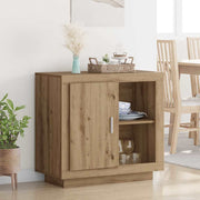Dressoir 80x40x75 cm artisan eiken