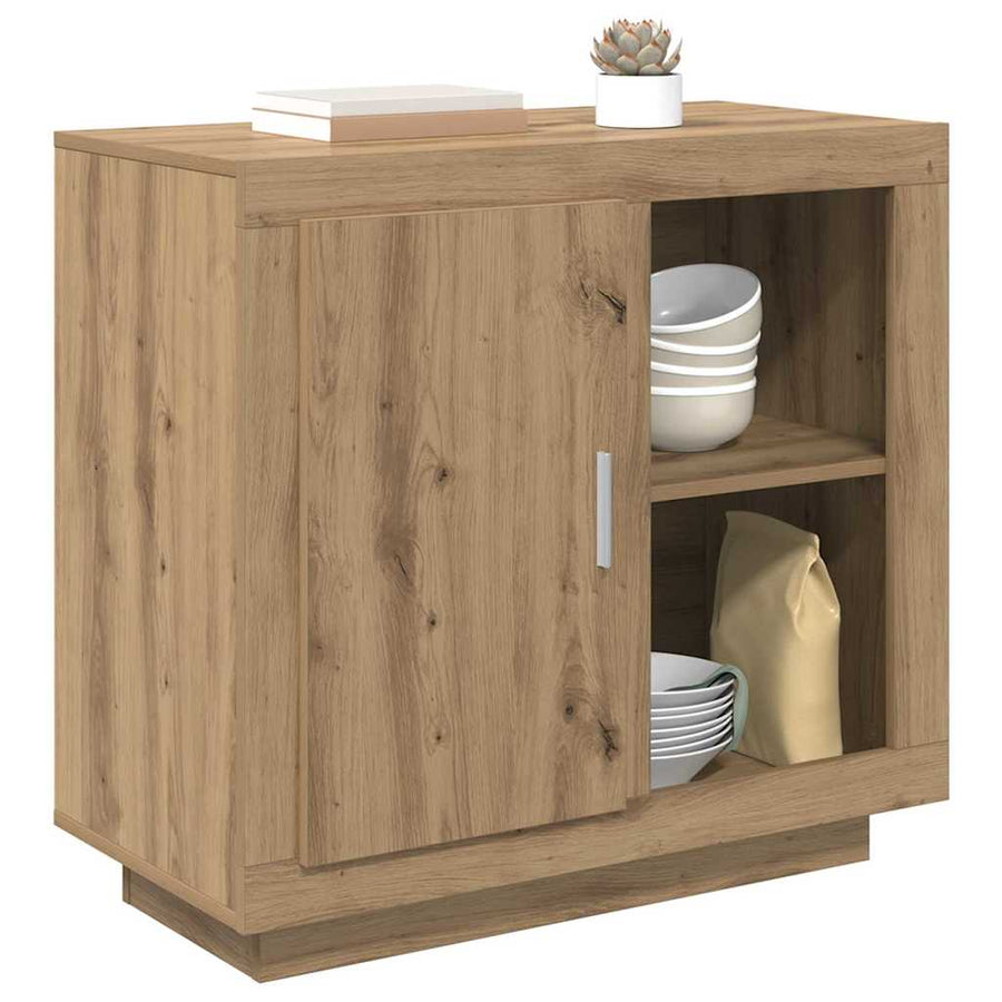 Dressoir Artisan Eiken 80 x 40 x 75 cm Bewerkt hout
