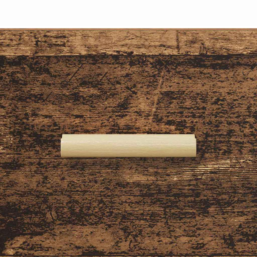 Bedkast met lade 2 pcs Oud hout 40 x 35 x 47,5 cm Bewerkt hout