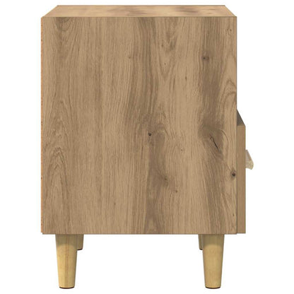 Nachtkastje met lade Artisan Eiken 40 x 35 x 47 cm Bewerkt hout
