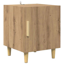 Nachtkastje Artisan Eiken 40 x 40 x 50 cm Bewerkt hout