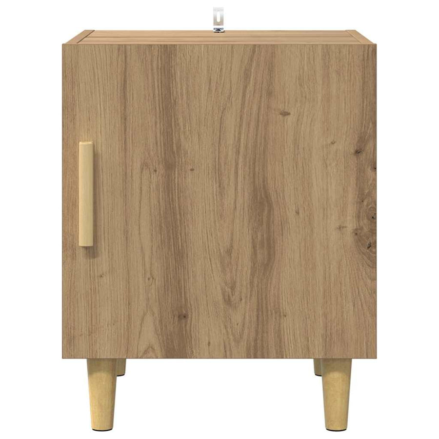 Nachtkastje Artisan Eiken 40 x 40 x 50 cm Bewerkt hout