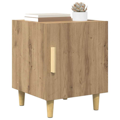 Nachtkastje Artisan Eiken 40 x 40 x 50 cm Bewerkt hout