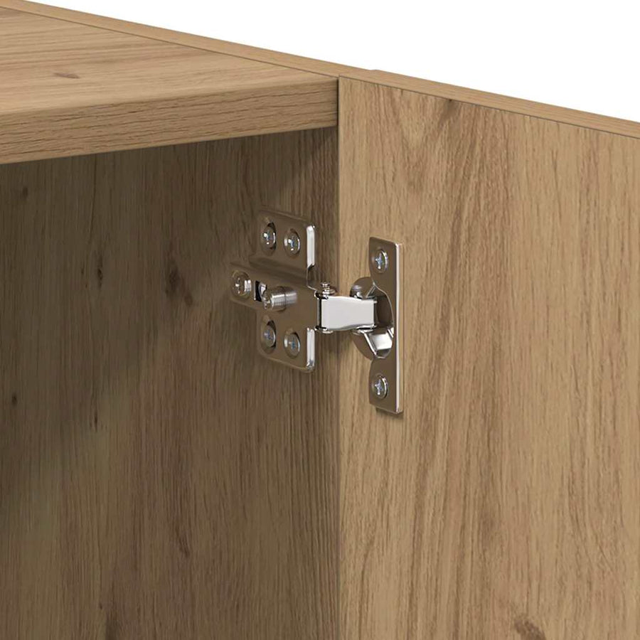 Nachtkastje 2 pcs Artisan Eiken 40 x 40 x 50 cm Bewerkt hout