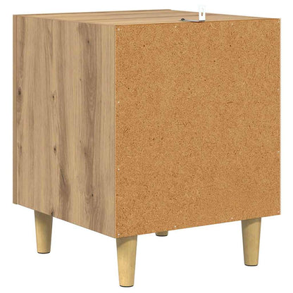 Nachtkastje 2 pcs Artisan Eiken 40 x 40 x 50 cm Bewerkt hout