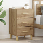 Bedside Table Artisan Oak 40 x 40 x 66 cm Engineered Wood
