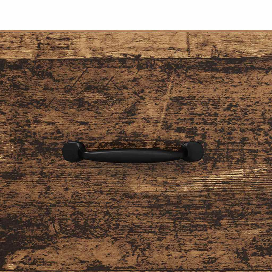 Nachtkastje met lade Oud hout 40 x 40 x 66 cm Bewerkt hout