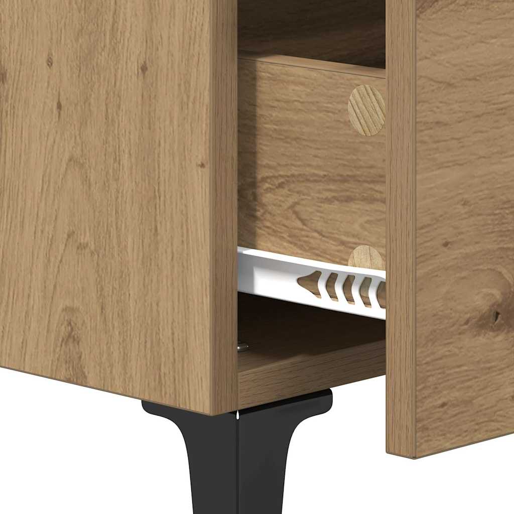 Nachtkastje Artisan Eiken 40 x 40,5 x 66 cm Bewerkt hout