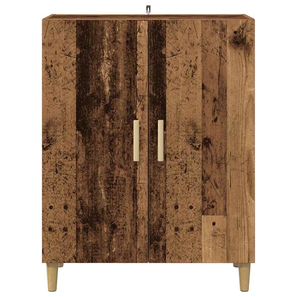 Dressoir Oud Hout 70 x 34 x 90 cm Bewerkt hout