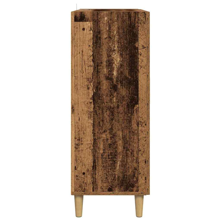 Dressoir Oud Hout 70 x 34 x 90 cm Bewerkt hout