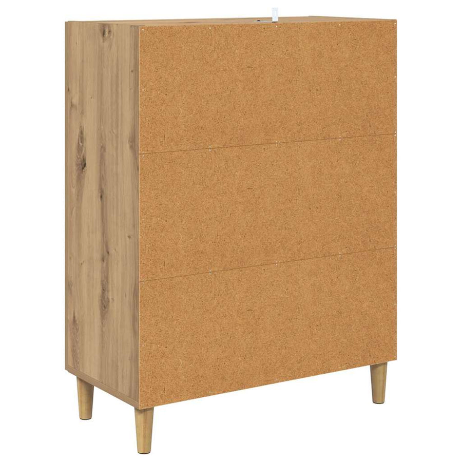 Dressoir Artisan Eiken 70 x 34 x 90 cm Bewerkt hout