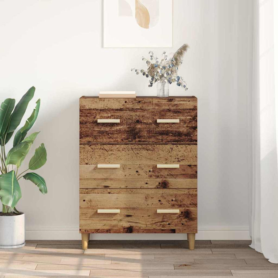 Dressoir Oudhout 69,5 x 34 x 90 cm Bewerkt hout
