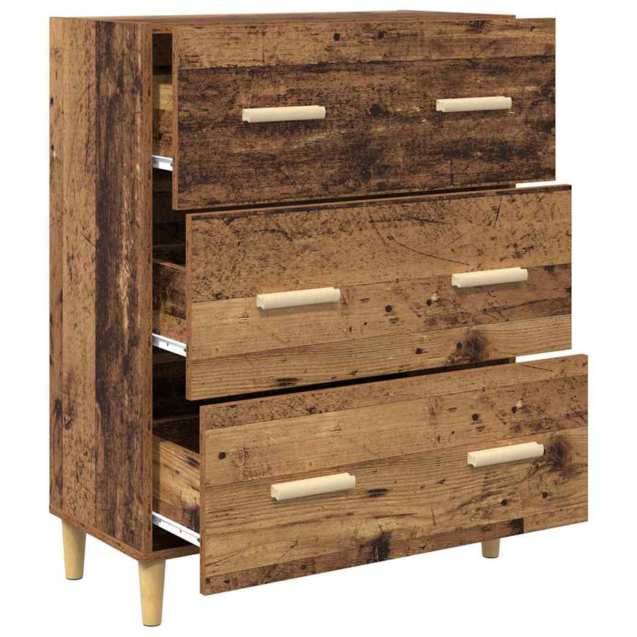 Dressoir Oudhout 69,5 x 34 x 90 cm Bewerkt hout