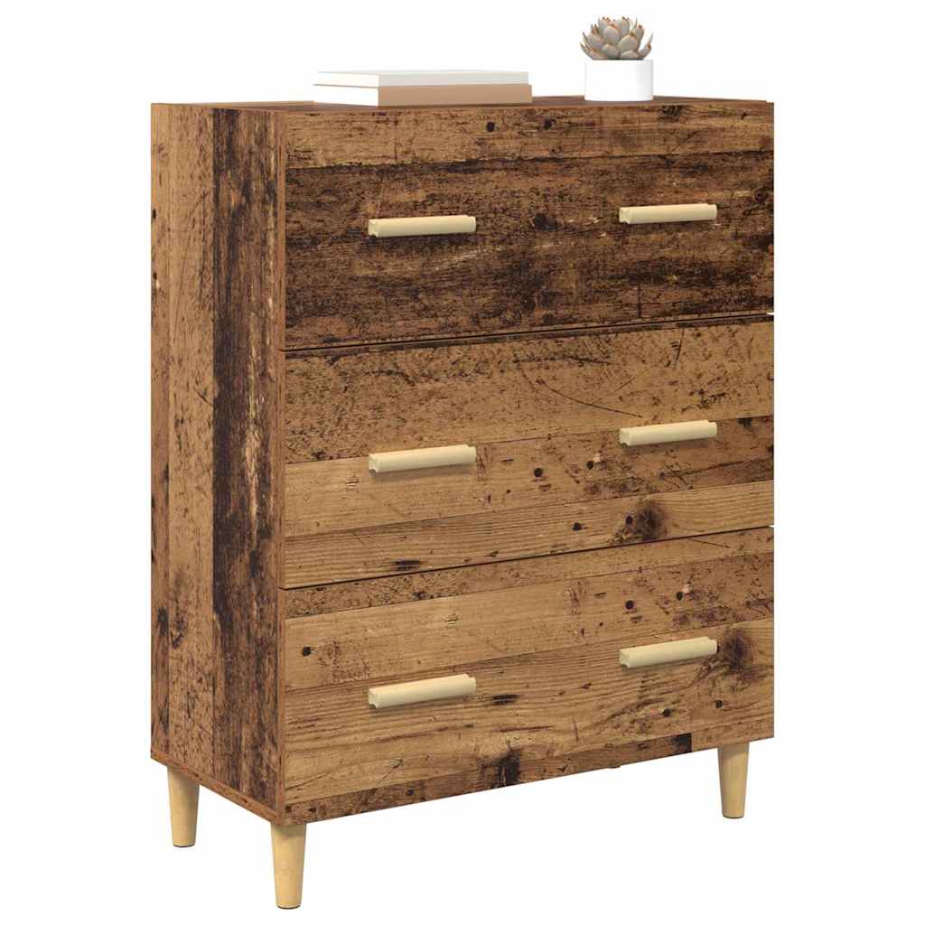 Dressoir Oudhout 69,5 x 34 x 90 cm Bewerkt hout