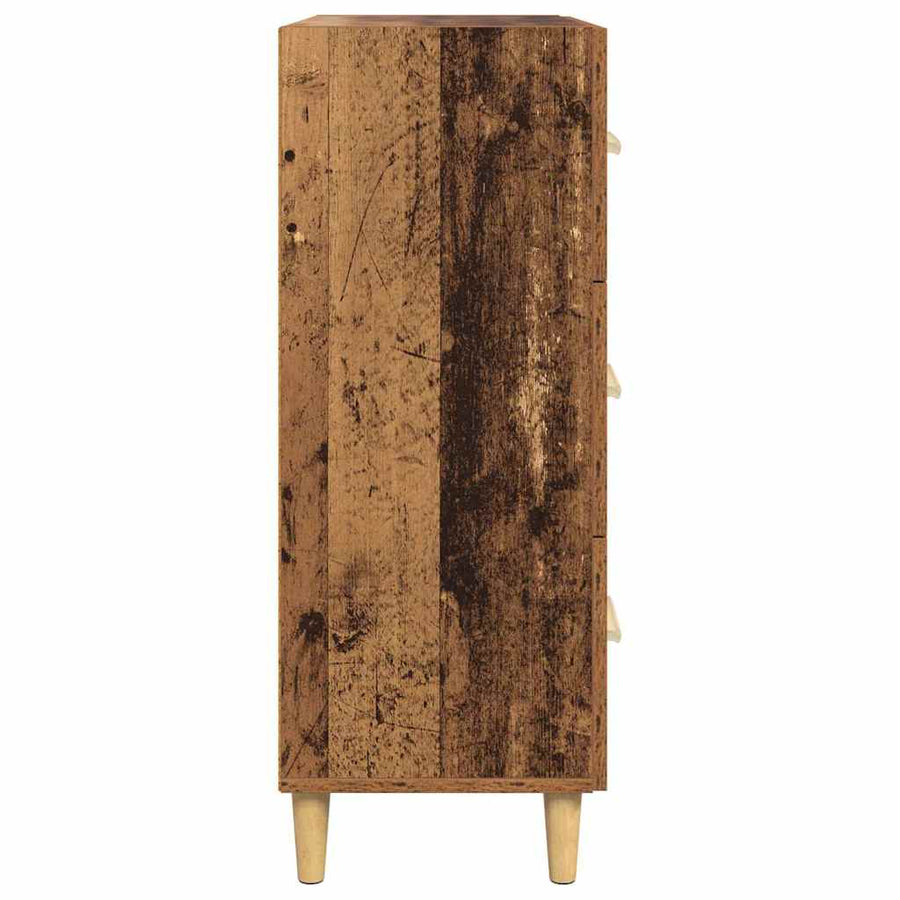 Dressoir Oudhout 69,5 x 34 x 90 cm Bewerkt hout