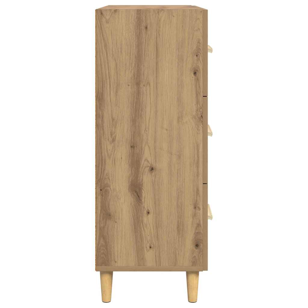 Dressoir Artisan Eiken 69,5 x 34 x 90 cm Bewerkt hout