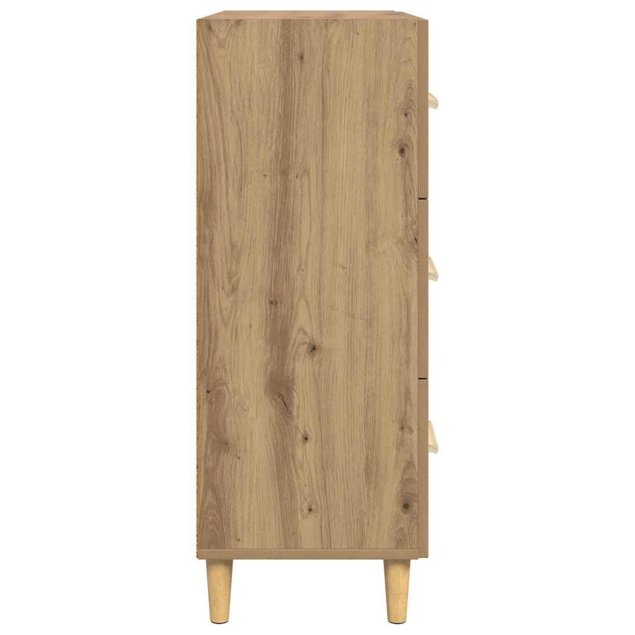 Dressoir Artisan Eiken 69,5 x 34 x 90 cm Bewerkt hout