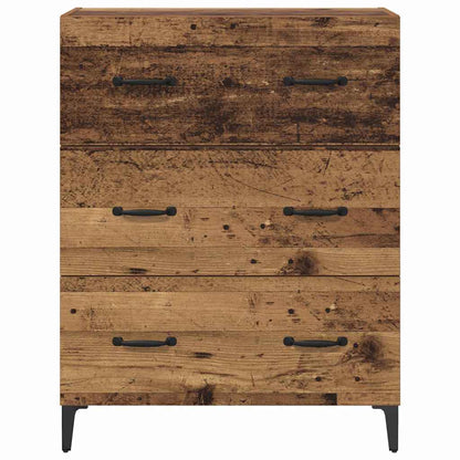 Dressoir Oud hout 69,5 x 34 x 90 cm Gemonteerd hout en ijzer