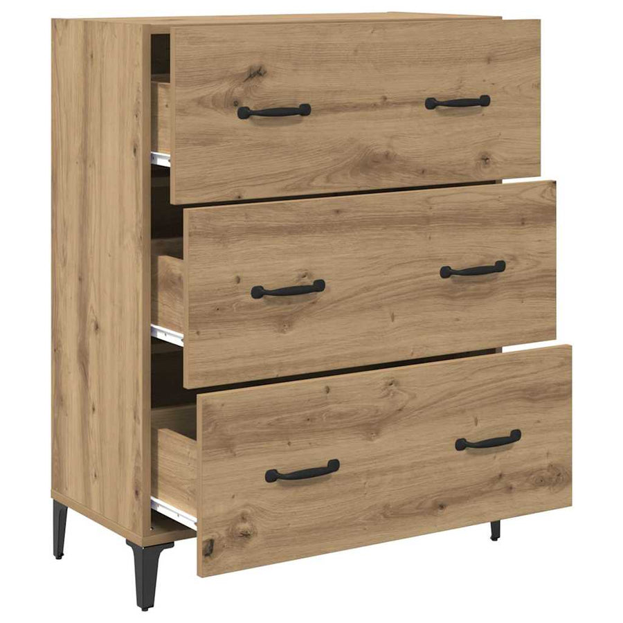 Dressoir met lade Artisan Eiken 69,5 x 34 x 90 cm