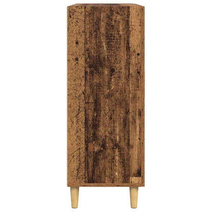Dressoir met lade Oud hout 34 x 69.5 x 90 cm Bewerkt hout