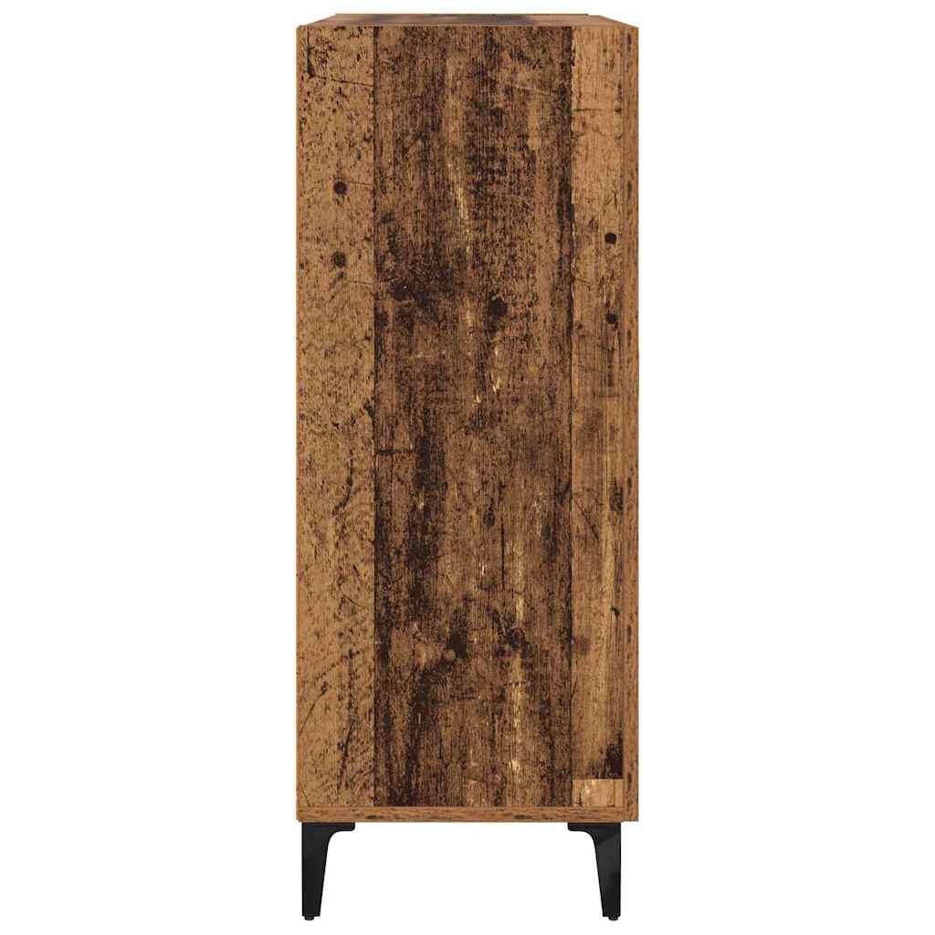 Dressoir met lade Oudhout 69,5 x 34 x 90 cm Bewerkt hout