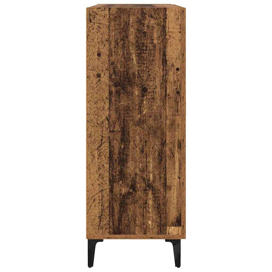 Dressoir met lade Oudhout 69,5 x 34 x 90 cm Bewerkt hout