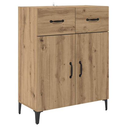 Dressoir met lade Artisan Eiken 69,5 x 34 x 90 cm Bewerkt hout