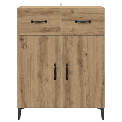 Dressoir met lade Artisan Eiken 69,5 x 34 x 90 cm Bewerkt hout