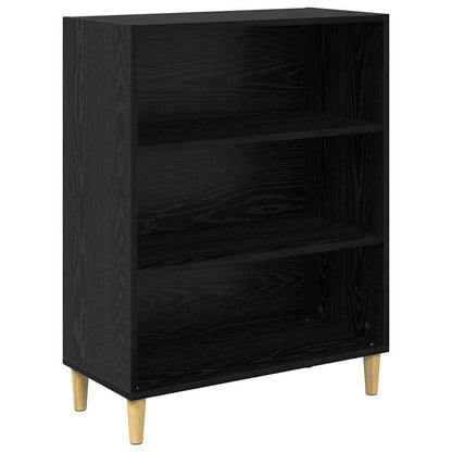 Dressoir Zwart Eiken 69,5 x 32,5 x 90 cm Bewerkt hout