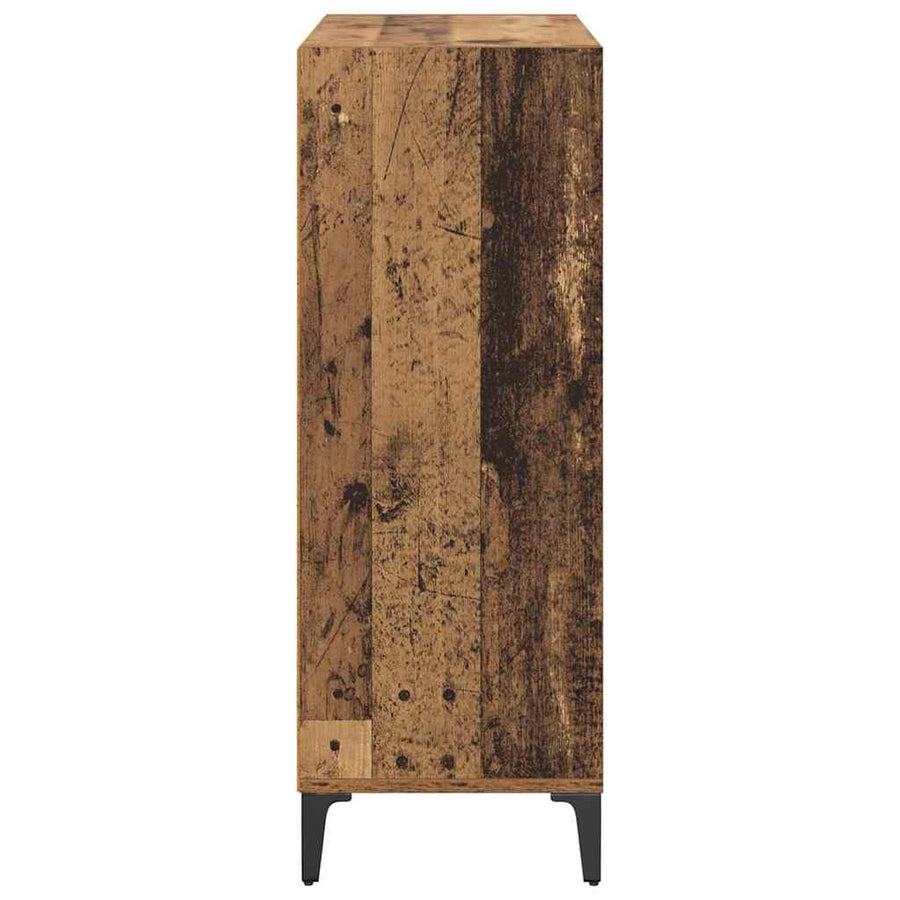 Dressoir Oudhout 69,5 x 32,5 x 90 cm Bewerkt hout
