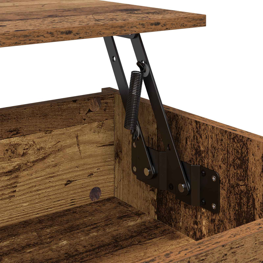 Salontafel Oud Hout 80 x 50,5 x 41,5 cm Bewerkt hout