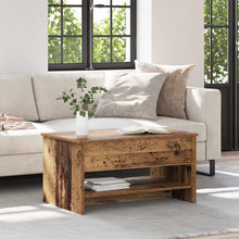 Salontafel Oud Hout 80 x 50,5 x 41,5 cm Bewerkt hout