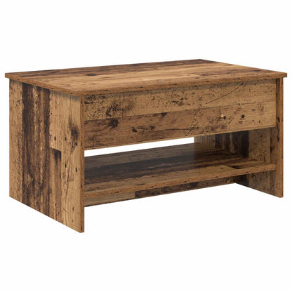 Salontafel Oud Hout 80 x 50,5 x 41,5 cm Bewerkt hout