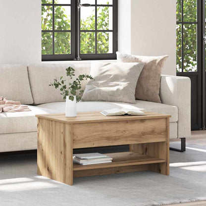 Salontafel Artisan Eiken 80 x 50,5 x 41,5 cm Bewerkt hout