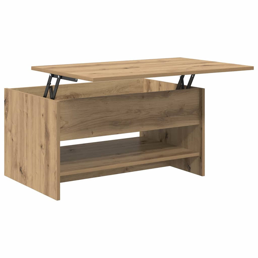 Salontafel Artisan Eiken 80 x 50,5 x 41,5 cm Bewerkt hout