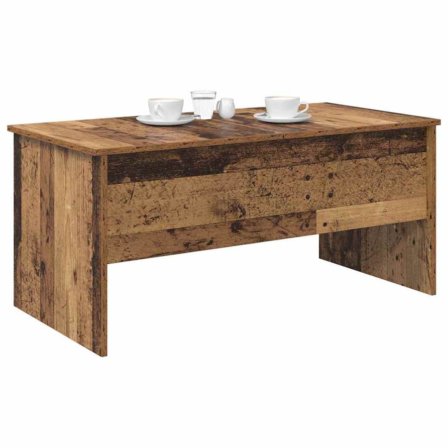 Salontafel Oud Hout 102 x 50,5 x 46,5 cm Bewerkt hout