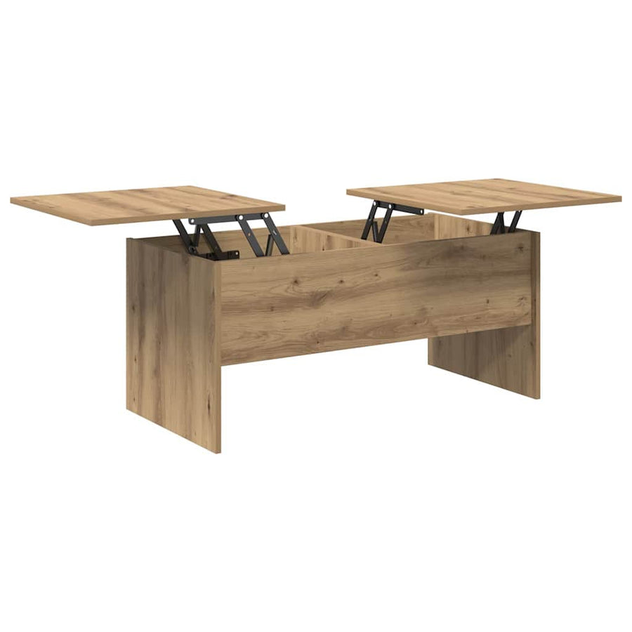 Salontafel Artisan Eiken 102 x 50,5 x 46,5 cm Bewerkt hout
