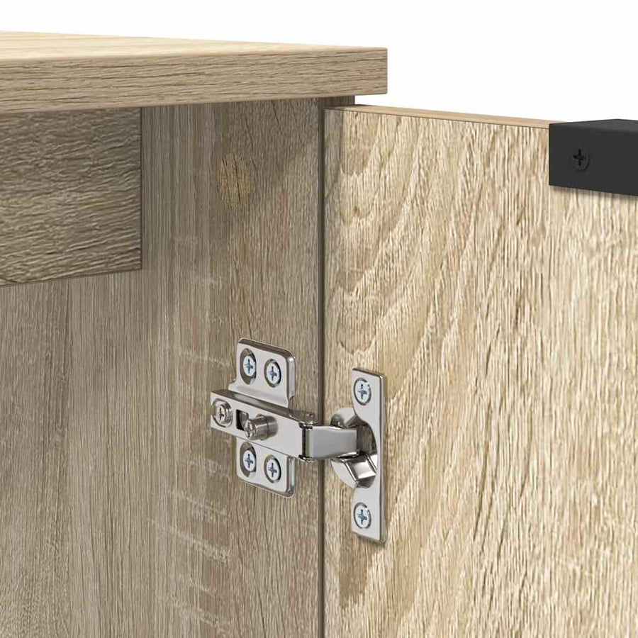 Badkamer Kast Sonoma Eiken 64,5 x 33,5 x 59 cm Bewerkt hout