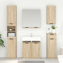 Badkamer Kast Sonoma Eiken 64,5 x 33,5 x 59 cm Bewerkt hout
