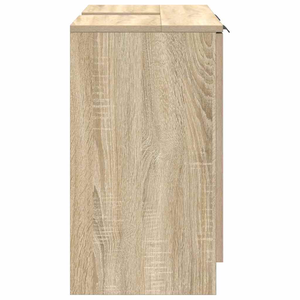 Badkamer Kast Sonoma Eiken 64,5 x 33,5 x 59 cm Bewerkt hout