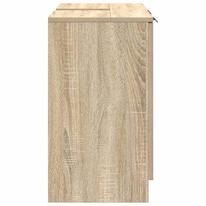 Badkamer Kast Sonoma Eiken 64,5 x 33,5 x 59 cm Bewerkt hout