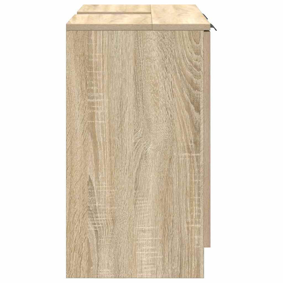 Badkamer Kast Sonoma Eiken 64,5 x 33,5 x 59 cm Bewerkt hout